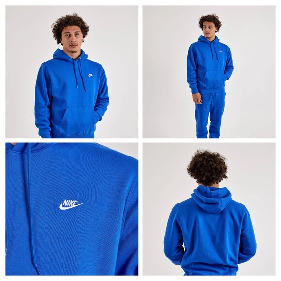 Nike  mens  Club Fleece Pullover Hoodie - Picture 1 of 5